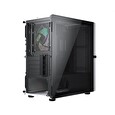 COUGAR PC skříň Purity RGB White Mini Tower TG Front Panel ARGB strip / 1 x ARGB Fan / 3mm TG Left Panel