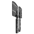 Nedis nástěnný TV držák/ 43 - 85"/ nosnost 60 kg/ vzdálenost od stěny 7,50 mm/ fixní/ ocel/ černý