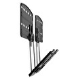 Nedis nástěnný TV držák/ 43 - 85"/ nosnost 60 kg/ vzdálenost od stěny 7,50 mm/ fixní/ ocel/ černý