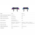 COUGAR stůl MARS 120 RGB 1250 x 810 x 740mm 1xUSB 3.0 & 1x USB-2.0 & 2x3.5 jack, RGB button