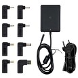Nedis univerzální adaptér k notebooku/ 100 W/ 5 / 9 / 12 / 15 / 20 V DC/ 3.0 / 5.0 A/ USB-C