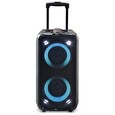 Nedis párty reproduktor/ výkon 240 W/ Bluetooth/ doba přehrávání na baterie 5 hod/ držadlo/ párty osvětlení/ ekvalizér