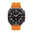 Samsung Galaxy Watch Ultra/47mm/Titanium Gray/Sport Band/Orange