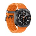 Samsung Galaxy Watch Ultra/47mm/Titanium Gray/Sport Band/Orange