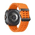 Samsung Galaxy Watch Ultra/47mm/Titanium Gray/Sport Band/Orange