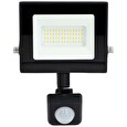 Nedis LED reflektor se senzorem/ 4000 K/ 1620 lm/ IP44/ energetická třída F/ kabel 1 m/ černý