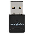 Nedis Wi-Fi dongle/ AC600/ 2.4/5 GHz (Dual Band)/ USB 2.0/ celková rychlost 600 Mbps/ OS verze: Windows 8/10/11/ černý
