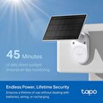 TP-LINK Tapo C410 - Venkovní IP kamera na baterii, WiFi, 3MP (2304 × 1296 px) 125°, ONVIF Starlight +Solarní panel A201
