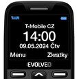 EVOLVEO EasyPhone XR, mobilní telefon pro seniory s nabíjecím stojánkem, černá