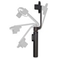 Nedis selfie tyč/ Bluetooth 5.0/ max 7 "/ složení 17cm/ rozložení 61cm/ hmotnost 1kg/ napájení z baterie/ černá
