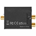 Nedis digitální audio převodník/ vstup 1x digitální RCA / 1x TosLink/ výstup 1x (2x RCA) / 1x 3,5 mm / černý
