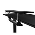 COUGAR stůl E-STAR 140 electric 1400 x 600 x 15, 720-1170mm, carbon design, monitor stand, pad, paměť nastavení 2 módy