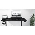 COUGAR stůl E-STAR 140 electric 1400 x 600 x 15, 720-1170mm, carbon design, monitor stand, pad, paměť nastavení 2 módy