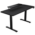 COUGAR stůl E-STAR 140 electric 1400 x 600 x 15, 720-1170mm, carbon design, monitor stand, pad, paměť nastavení 2 módy