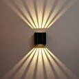 IMMAX EFFECT venkovní nástěnné solární LED osvětlení, 4000K, 2 světelné efekty, 2W