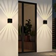 IMMAX EFFECT venkovní nástěnné solární LED osvětlení, 4000K, 2 světelné efekty, 2W