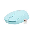 Myš Natec STORK + podložka ZDARMA/Kancelářská/Optická/1 600 DPI/Bezdrátová USB/Modrá
