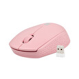 Myš Natec STORK + podložka ZDARMA/Kancelářská/Optická/1 600 DPI/Bezdrátová USB/Růžová