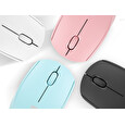 Myš Natec STORK + podložka ZDARMA/Kancelářská/Optická/1 600 DPI/Bezdrátová USB/Růžová