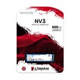 Kingston SSD 500GB NV3 NVMe™ PCIe M.2 2280 (ctení/zápis: 6000/5000MB/s;)