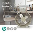 Ventilátor Nedis stolní FNCL10GY20 šedý