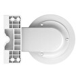 iGET HOME Camera CS8 White - bezdrátová venkovní 2K kamera, Auto tracking, krytí IP65, zvuk