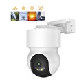 iGET HOME Camera CS8 White - bezdrátová venkovní 2K kamera, Auto tracking, krytí IP65, zvuk