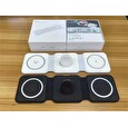 1stCOOL Qi bezdrátová přenosná nabíječka 3v1, MagSafe, bílá, USB-C
