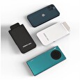 1stCOOL Qi bezdrátová nabíječka, skladací stojan, USB-C, bílá