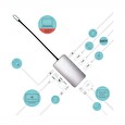 I-TEC dokovací stanice USB-C Metal Nano Dock HDMI/VGA with LAN + Power Delivery 100W + nabíječka 100W (bundle)