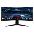 TCL LCD herní 34R83Q 34" zakřivený Mini LED/VA/3840×1440@170Hz/1ms/1400cd/2xHDMI/DP/4xUSB/USB-C/Repro/Pivot/VESA