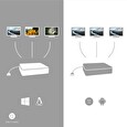 I-TEC dokovací stanice USB-C Metal Ergonomic 4K 3x Display, Power Delivery 85W + univerzální nabíječka 100W (bundle)