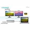 I-TEC dokovací stanice USB-C Metal Nano 2x HDMI, Power Delivery 100W + univerzální nabíječka 100W (bundle)