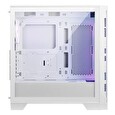 MSI skříň MAG FORGE 320R AIRFLOW WHITE/ bez zdroje/ bílý/ levé temperované sklo/ 4x 120 mm A-RGB fan/ 2x USB3.2/ černá