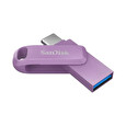 SanDisk Ultra Dual Drive Go/64GB/USB 3.2/USB-A + USB-C/Fialová