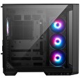 MSI skříň MAG PANO 100R PZ Black/ bez zdroje/ levé a přední sklo/ 4x 120 mm A-RGB fan/ 1x USB-C/ 1x USB3.2/ černá