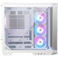 MSI skříň MAG PANO 100R PZ White/ bez zdroje/ levé a přední sklo/ 4x 120 mm A-RGB fan/ 1x USB-C/ 1x USB3.2/ bílá