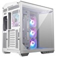 MSI skříň MAG PANO 100R PZ White/ bez zdroje/ levé a přední sklo/ 4x 120 mm A-RGB fan/ 1x USB-C/ 1x USB3.2/ bílá