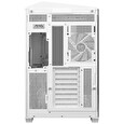 MSI skříň MAG PANO 100R PZ White/ bez zdroje/ levé a přední sklo/ 4x 120 mm A-RGB fan/ 1x USB-C/ 1x USB3.2/ bílá