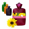 Termofor Hugo Frosch Classic Plant 1,8 l, transparentní, fialový