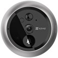 EZVIZ chytrý dveřní videotelefon DP2 2K/ Wi-Fi/ kamera 2304 x 1296/ H.265/ kukátko/ zvonek/ IR do 5m/ PIR/ LCD 4,3"