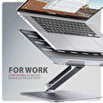 AXAGON STND-LQ, hliníkový HQ stojan pro notebooky 10" - 16", nastavitelná výška a úhel