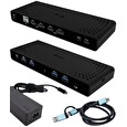 I-TEC dokovací stanice Universal Dual 4K Display, Power Delivery 85W + i-tec USB-C nabíječka 100W