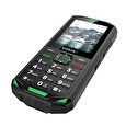 EVOLVEO StrongPhone X5, vodotěsný odolný Dual SIM telefon, černo-zelená