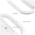 Stojánek FIXED pro PlayStation 5 a 5 (Slim) s RGB LED podsvícením, bílý