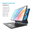 Pouzdro FIXED s bezdrátovou klávesnicí s magnetickým uchycením Typee pro Apple iPad Pro 11" a iPad Air 10.9", CZ, černé