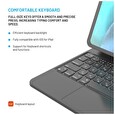 Pouzdro FIXED s bezdrátovou klávesnicí s magnetickým uchycením Typee pro Apple iPad Pro 11" a iPad Air 10.9", CZ, černé