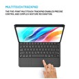 Pouzdro FIXED s bezdrátovou klávesnicí s magnetickým uchycením Typee pro Apple iPad Pro 11" a iPad Air 10.9", CZ, černé