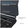Pouzdro FIXED s bezdrátovou klávesnicí s magnetickým uchycením Typee pro Apple iPad Pro 11" a iPad Air 10.9", CZ, černé