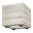 Květináč Prosperplast MADERA SQUARE eco wood 38,5 cm bílý eco